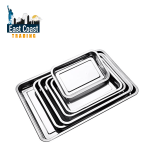 Plateau carré inox