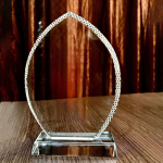 Trophée en verre goutte