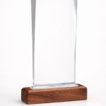 Trophée Cristal Wood Premium